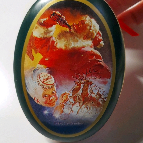Vintage Coca Cola Decorative Tin Mini Ornament Retro Red Soda Classic Decor - Picture 2 of 11